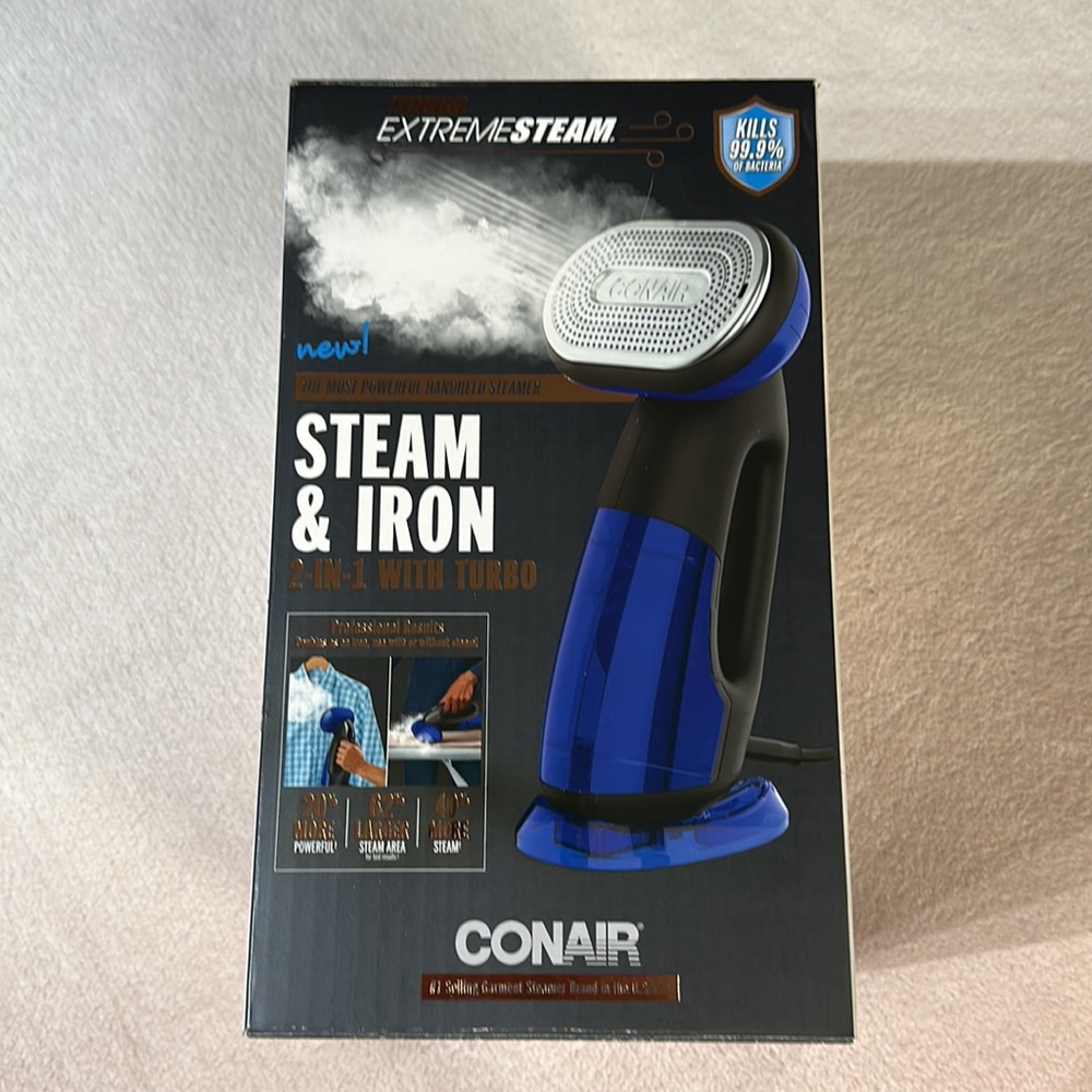 Conair Turbo Extremesteam — Steam and Iron